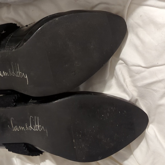 Sam & Libby black patent heels size 8 - Picture 4 of 4